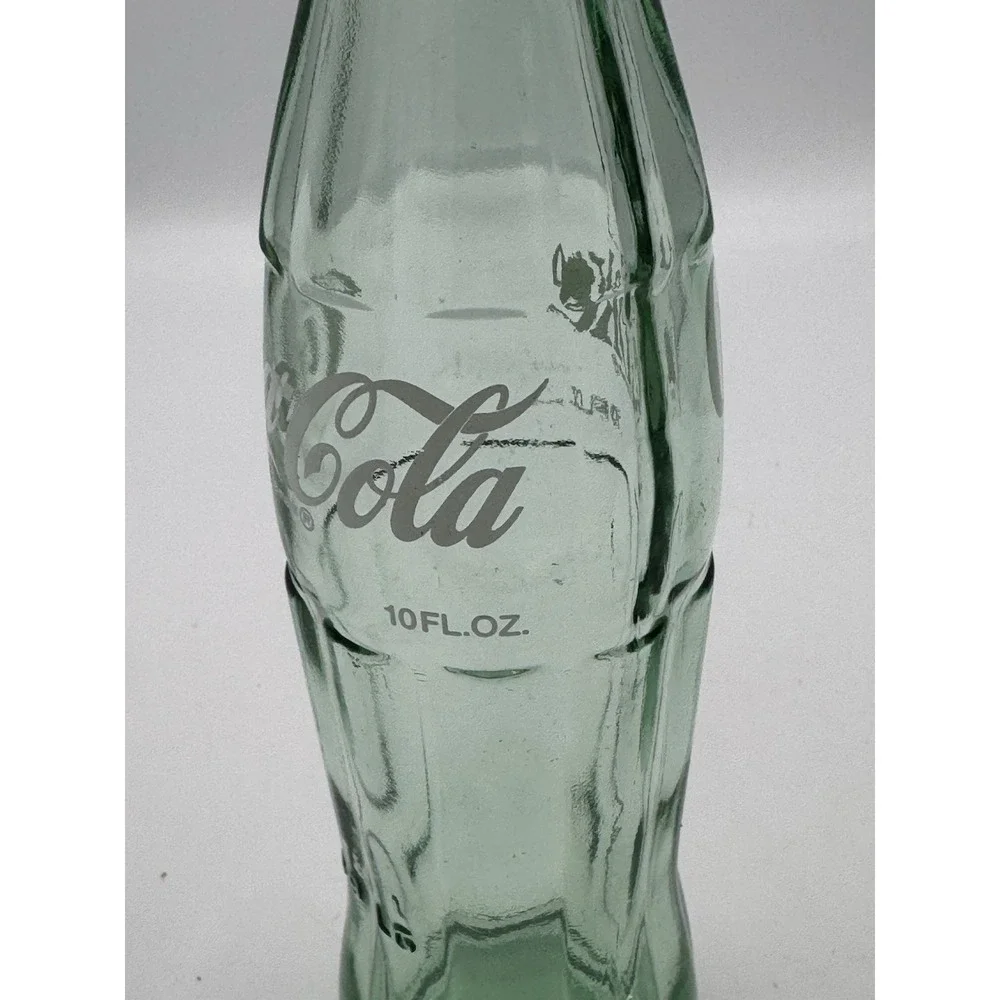 Vintage Coca-Cola 10 oz Green Glass Bottle Hobbleskirt Coke Dep.